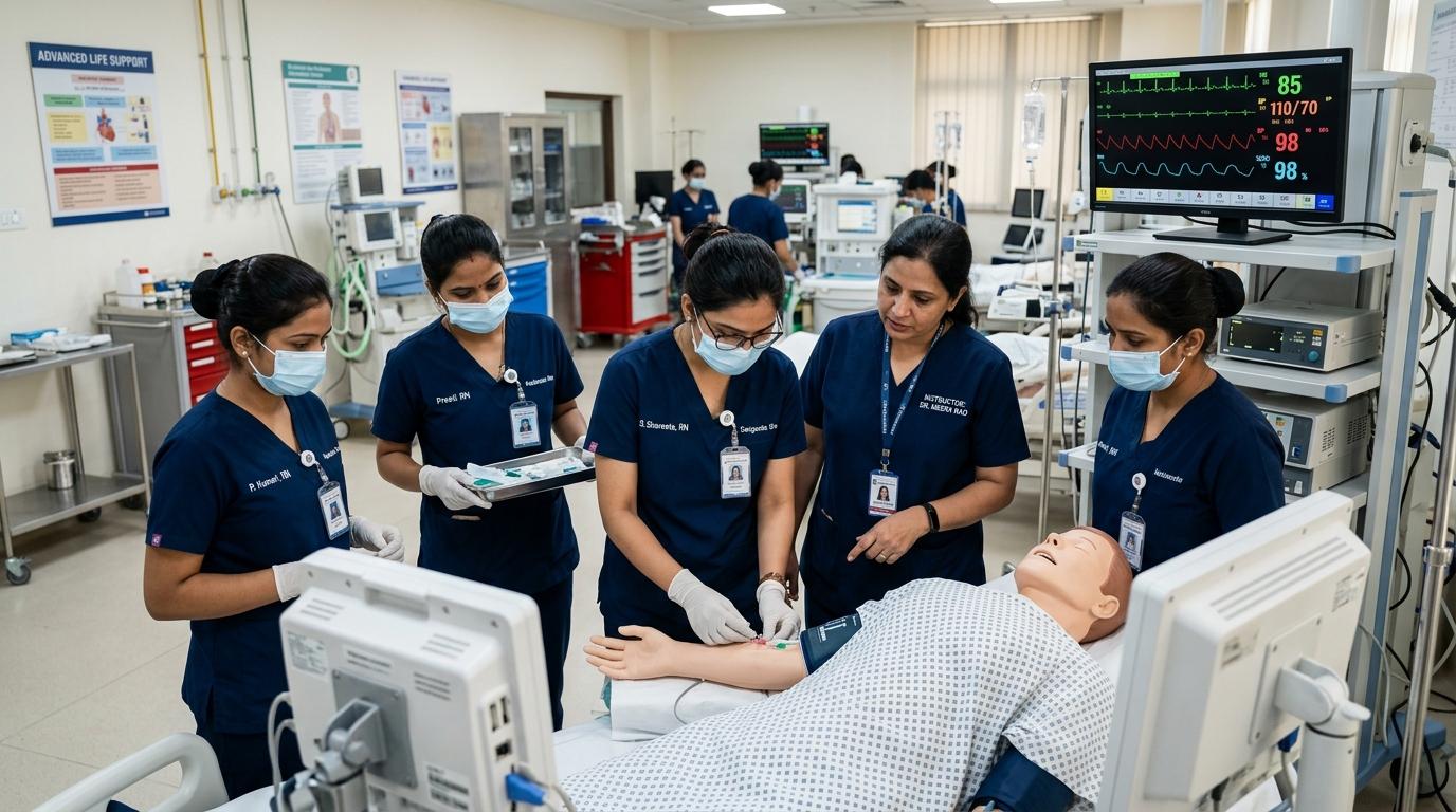 Simulation Lab Training Session Balaji College of Nursing
