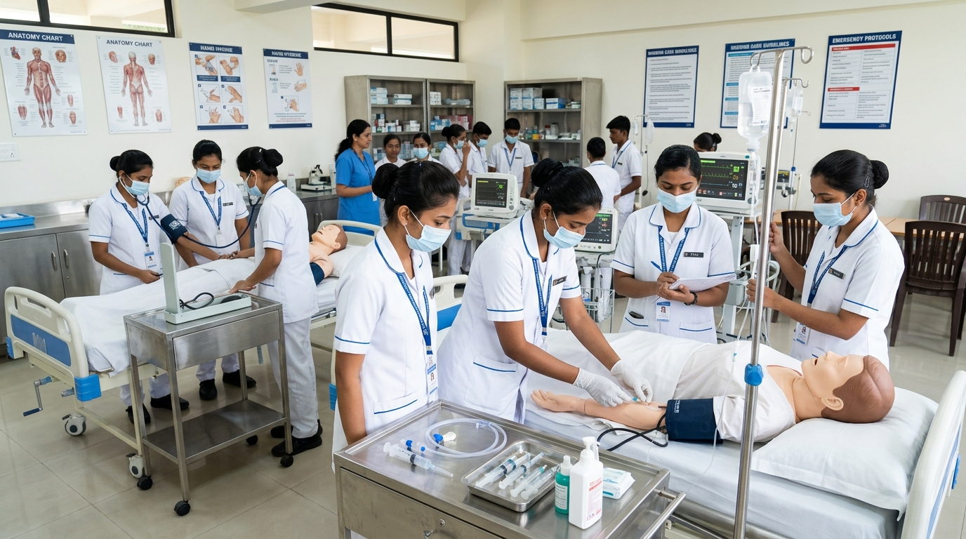 GNM Nursing Practical Laboratory Training